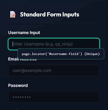 Smart Selector Hover Tooltip Uniqueness