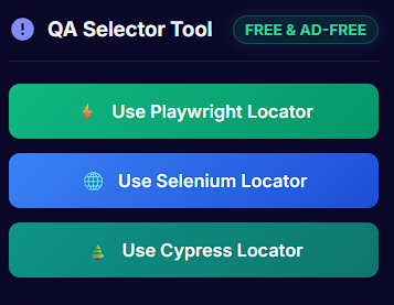 Cypress & Selenium Feature Screenshot